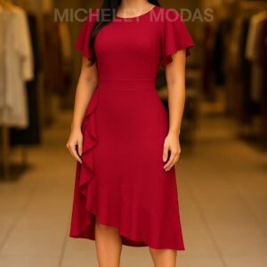Vestido Midi Vermelho