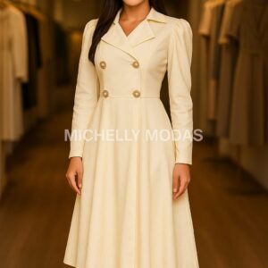 Vestido Midi Branco Off